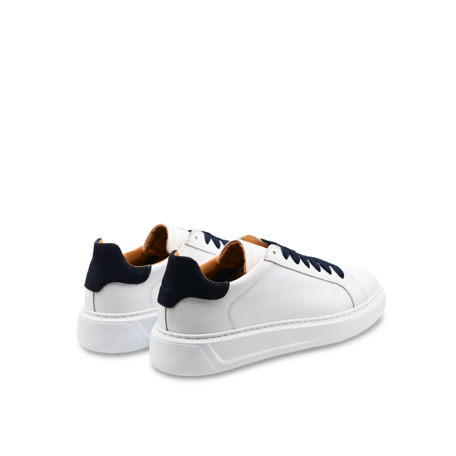 Airon Herren-Sneaker aus Leder mit weißer Sohle