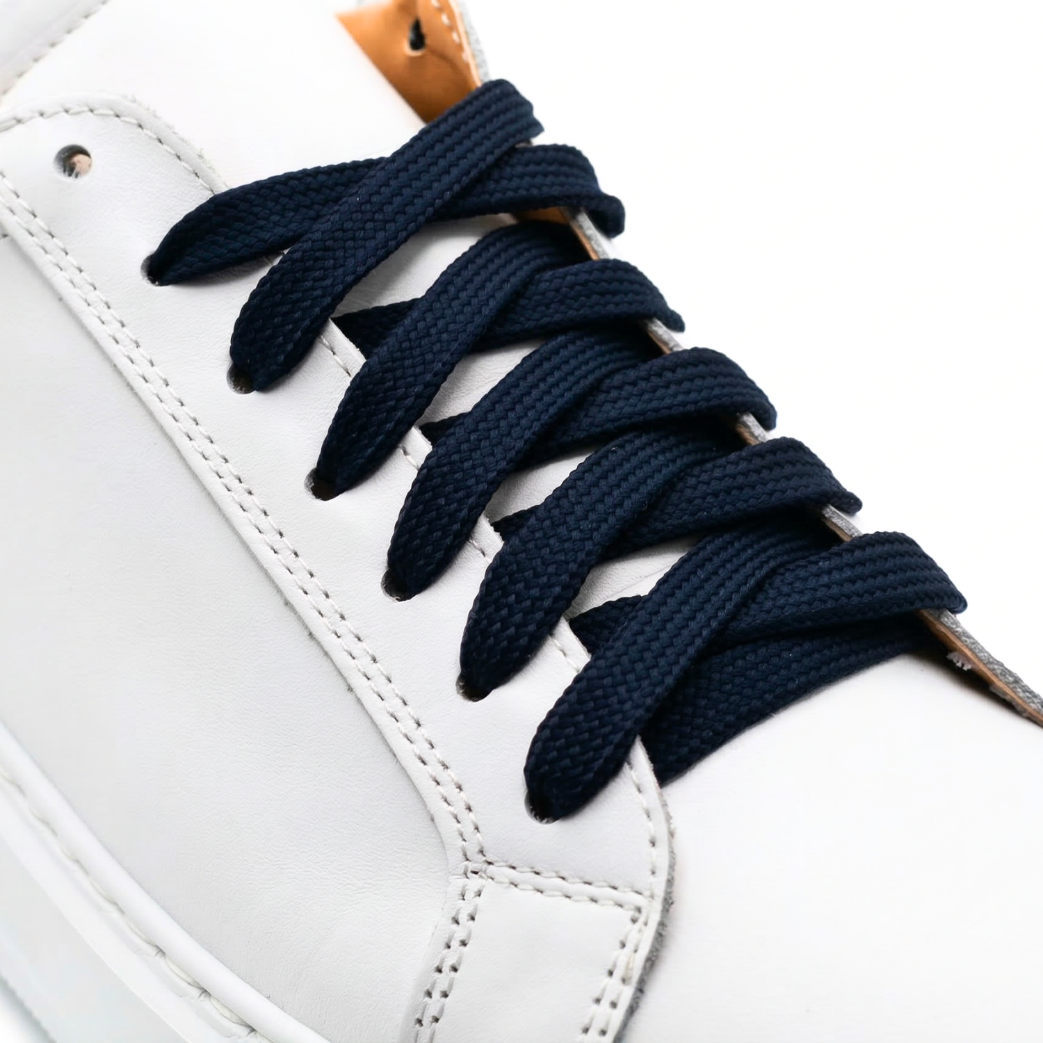 Airon Herren-Sneaker aus Leder mit weißer Sohle