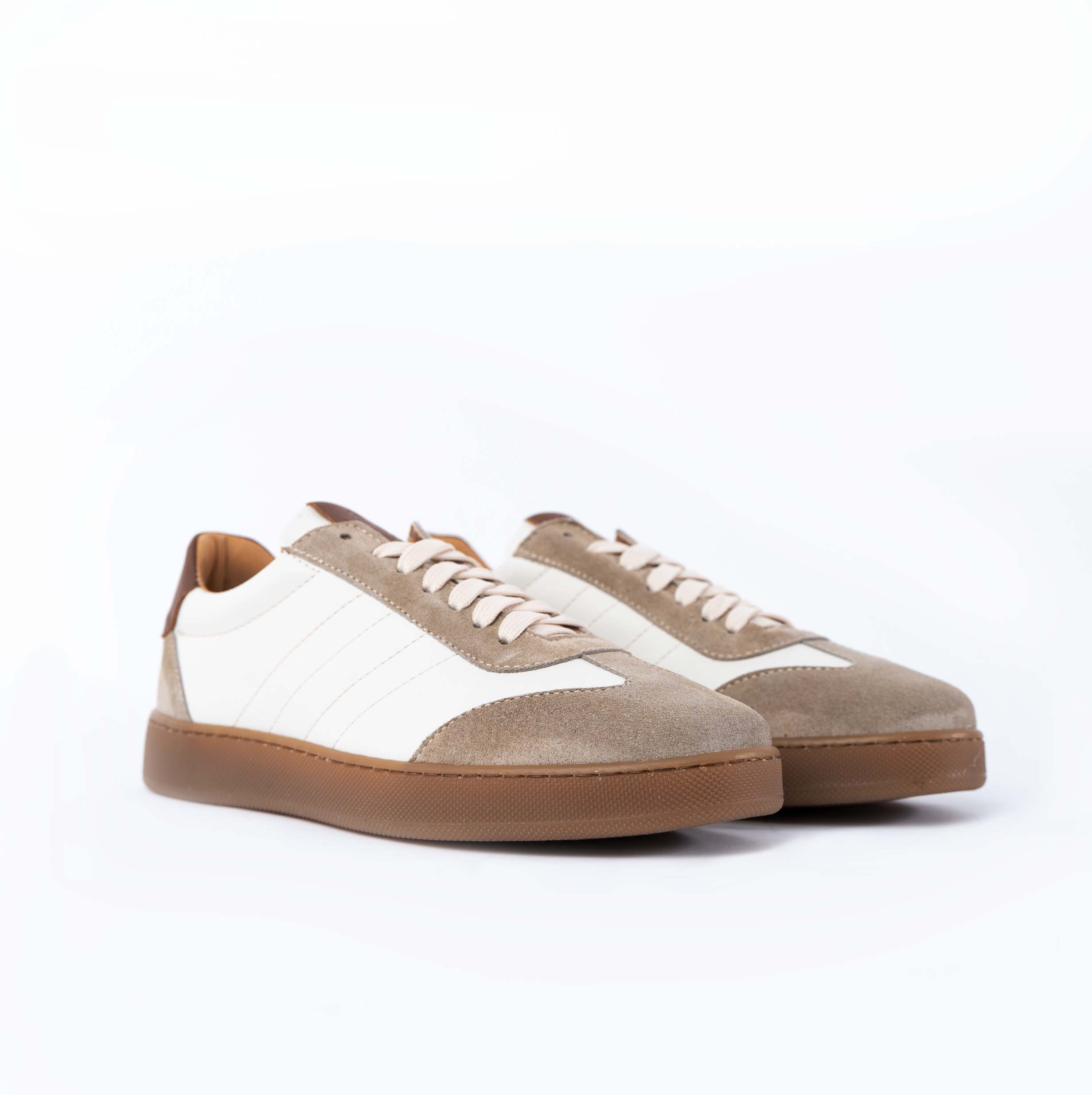 Fusion Sneaker Herren niedrig aus echtem genarbtem Leder