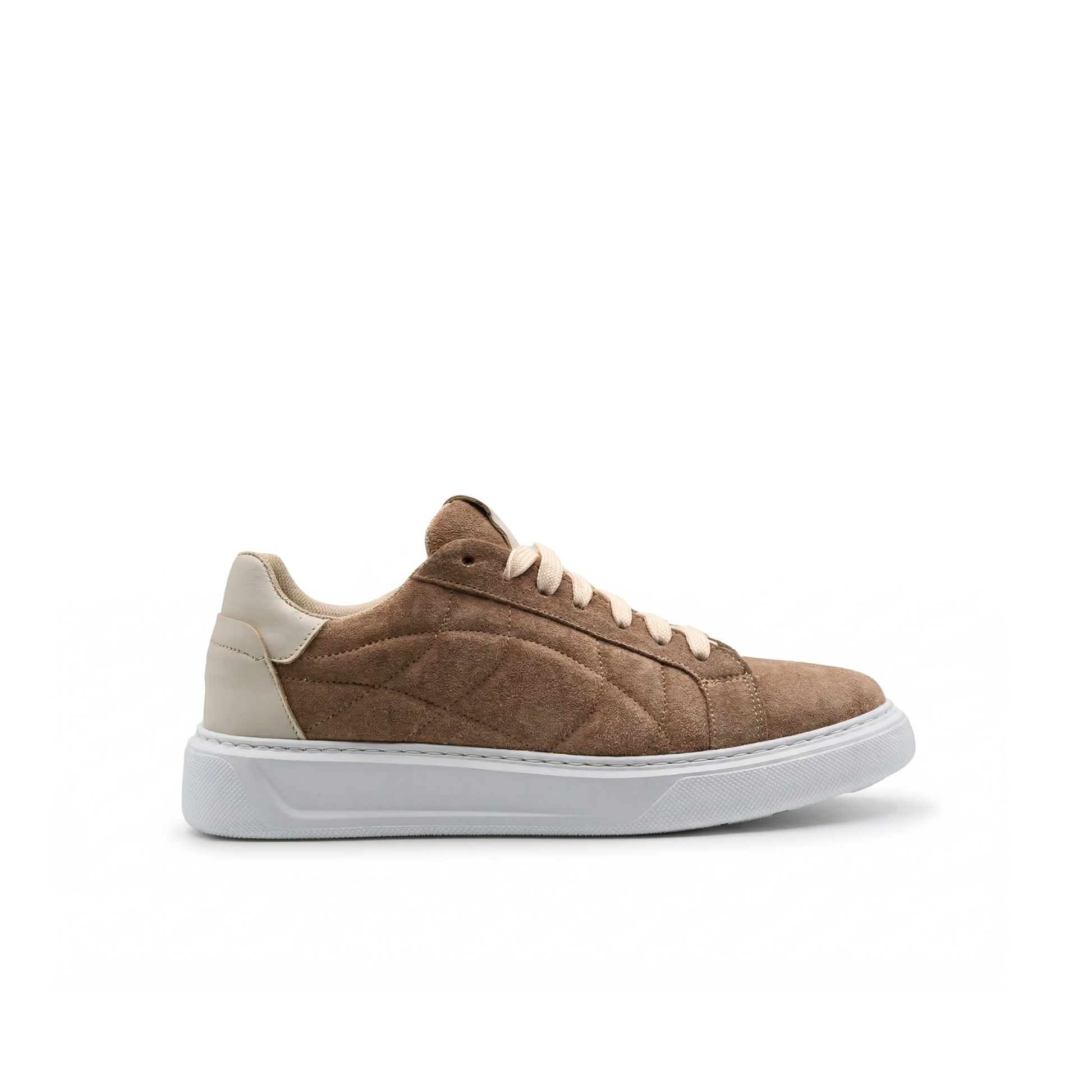 Orion Herren-Sneaker aus Wildleder mit weißer Sohle
