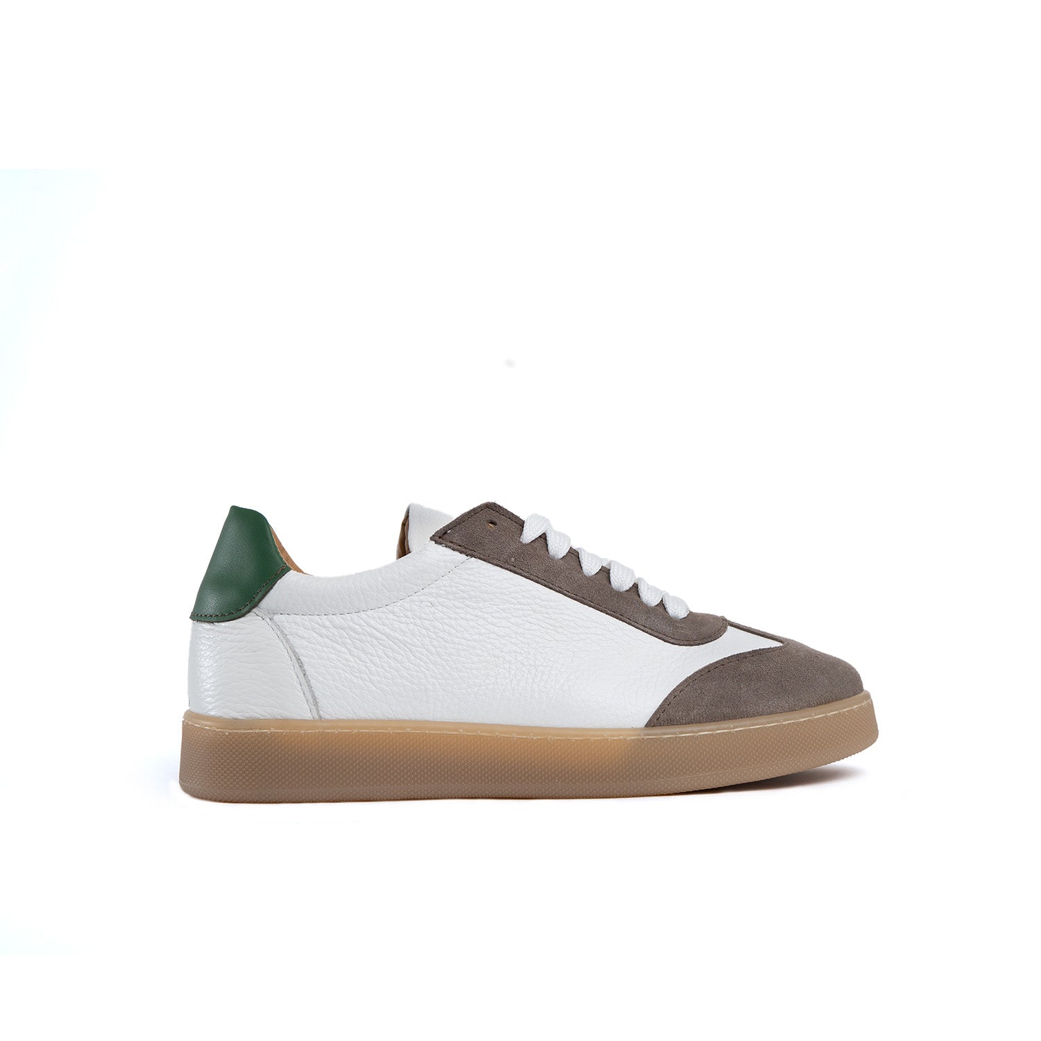 Fusion Sneaker Fondo Ambra Chiaro Herren aus echtem genarbtem Leder