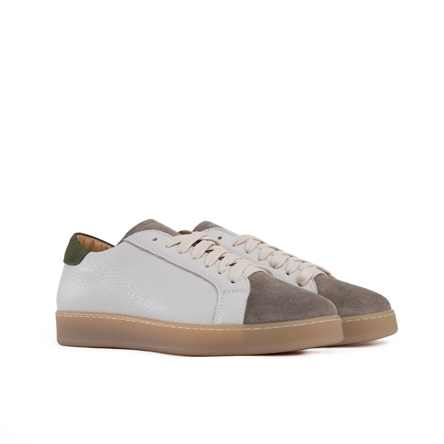 Urban Sneakers Herren Echtes Leder Flaschenprägung Wildleder Einsätze