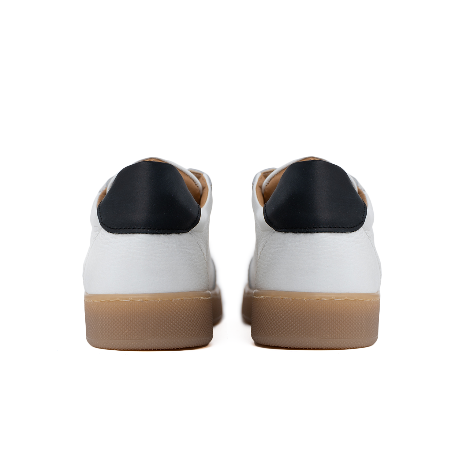 Fusion Sneaker Fondo Ambra Chiaro Herren aus echtem genarbtem Leder