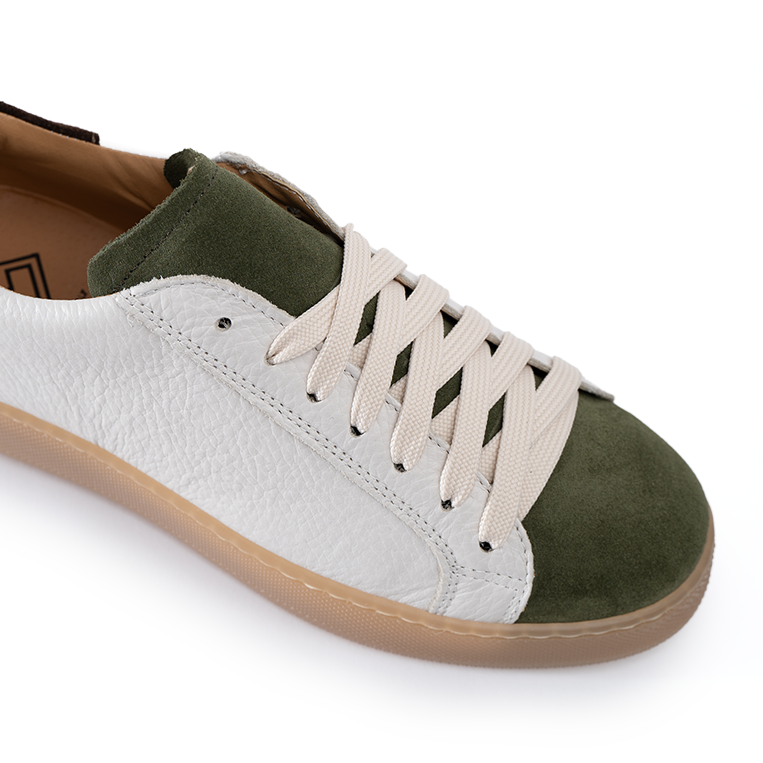 Urban Sneakers Herren Echtes Leder Flaschenprägung Wildleder Einsätze