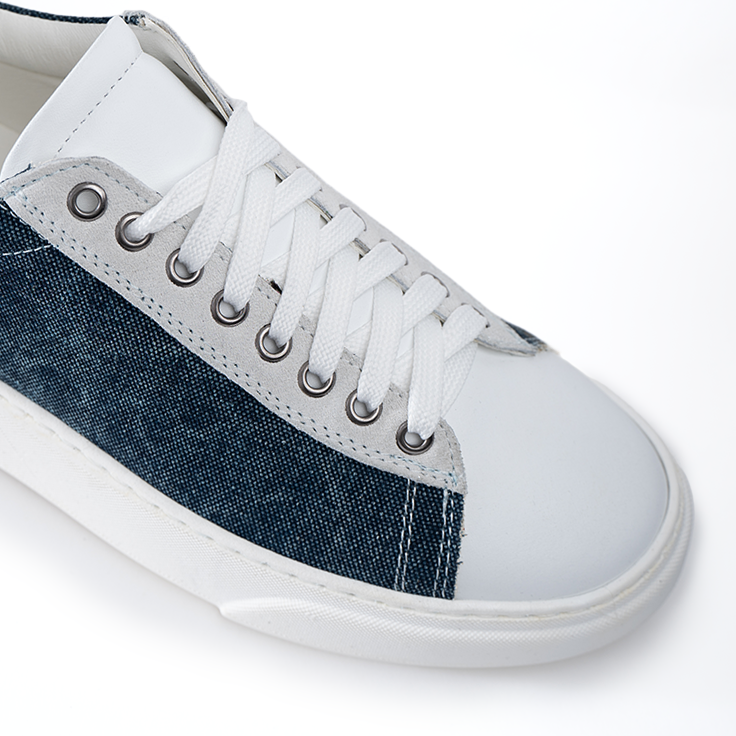 Smith Sneakers Herren in Denim mit weißer Sohle